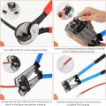 HX-50B cable crimper cable lug crimping tool wire crimper hand ratchet terminal crimp pliers for 6-50mm2 1-10AWG wire cable. 