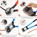 HX-50B cable crimper cable lug crimping tool wire crimper hand ratchet terminal crimp pliers for 6-50mm2 1-10AWG wire cable. 