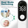 JUSTLANG Rechargeable Thermometer LED Forehead Digital Infrared Medical Thermometer Body Temperature Fever for Baby Adult. 