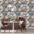 Stone Design Wallpaper – 60cm x 2m Self-Adhesive Decorative Sheet. 