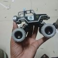 Pull Back Shock Absorber Big Wheel Toy Police Car.