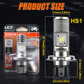OSRAM Original Motorcycle HS1 LED Headlight Bulb DC AC 12V Universal HS1 High/Low Car Lamps  1:1 PX43T 7285CW 6000K White 1 Pc. 