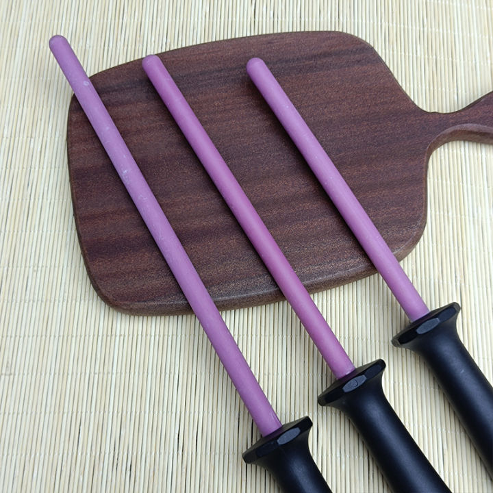8/10/12 Inch Professional Ceramic Knife Sharpener Rod Durable Knife Grinder With Non-Slip Handle Kitchen Knife Sharpening Blade