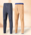 Men's Winter Thermal Underwear Camel Hair Lined Ultra Soft Solid Color Man Pants Warm Legging Thermal Male Clothes Plus 8XL 7XL. 