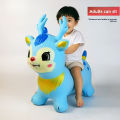 Inflatable Jumping Deer Ride on Toy Jumping Horse Thickened PVC Design for Safe Indoor Outdoor Play Balance Training. 