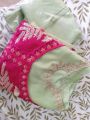 formal party and wedding wear embroidered organza stitched koti maxi 2 piece dress. 