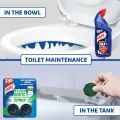 Harpic Toilet Cleaning Liquid Power Plus 10x Total Clean 750ml + Flushmatic Citrus In Cistern Toilet Cleaner Blocks (50g x2) Combo. 