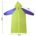 New Non-disposable Children's Full-body Raincoat Primary School Students One-piece Thickened Raincoat EVA Children's Raincoat.