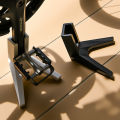 Outdoor portable bicycle road bike support stand, bicycle posing magic tool, wind-resistant and easy-to-install stand. 