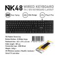 Nubwo NK-48 keyboard is available in Thai + english. Keyboard USB is suitable for working or playing games.. 