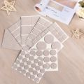 72pcs Felt Chair Leg Pads Round Floor Protector Thicken Self Adhesive Furniture Cover Mute Bumper Pad Home Furniture Feet Mat.