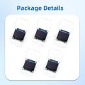 0.96 Inch OLED Display Module, 128x64 Pixel I2C SSD1306 Luminous OLED Screen Board Compatible with Arduino Raspberry Pi ESP32. 