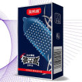 1Box/10pcs Adult Condoms Latex Sensitive Dotted Massage Ribbed Stimulate. 