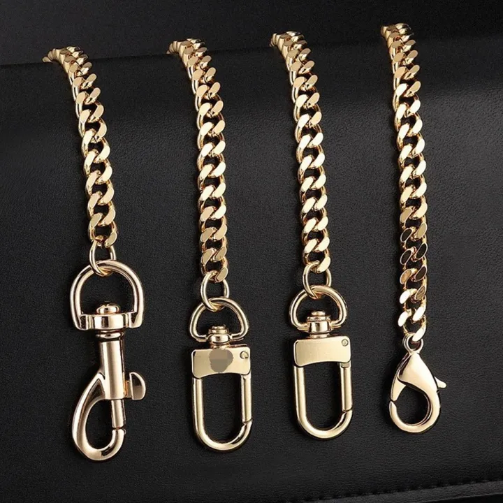 40/60/90/120cm%20Handbag%20Metal%20Chains%20DIY%20Purse%20Chain%20With%20Buckles%20Shoulder%20Bags%20Straps%20Handbag%20Handles%20Bag%20Parts%20Gold%20Chain%20-%20Image%203