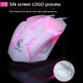 【Thriving】 Limei S1 E Sports LED Luminous Backlit Wired Mouse USB Wired For Desktop Mute Office Computer Gaming Mouse. 