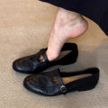 2025 Spring/Fall New Women's Vintage Mary Jane Shoes - Square Toe Low Cut Flats Soft Leather Loafers British Style Casual Shoes. 