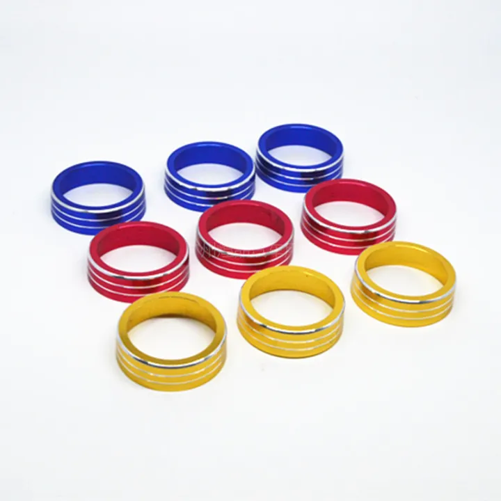 3pcs%20Metal%20Car%20AC%20Adjust%20Knob%20Decoration%20Ring%20Cover%20For%20Volkswagen%20VW%202017-2019%20Tiguan%20Atlas%20T-roc%20Ateca%20FR%20Passat%20B8%20Variant%20-%20Image%203
