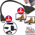 Hdmi Compatible Splitter Cable Video Switch Adapter Output Hub X Box Ps3 4 Dvd Hdtv Pc Laptop TV Hd 1080p 1 Input 2. 