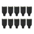 10pcs Type A Male Female USB 4 Pin Plug Socket Connector With Black Plastic Cover Type-A DIY Kits. 