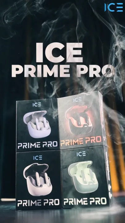 ICE PRIME PRO TWS EARBUDS | 100 HOUR PLAYTIME | PREMIUM ENC