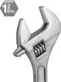 Adjustable wrench 12" Diamond Screw pana 12". 