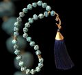Feroza Tasbeeh, Uneven Original Beads Tasbih with Beautiful Tassel. 