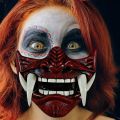 Japanese Samurai Oni Demon Mask Cosplay Horror Prajna Hannya Evil Killer Thicken Plastic Masks Halloween Party Costume Props. 