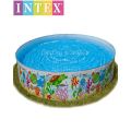 INTEX 8 FEET SWIMMING POOL WITHOUT AIR BLUE. 
