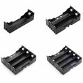 ABS 18650 Battery Holder Storage Box Case 1 2 3 4 Slot Batteries Container With Hard Pin. 