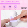 LULAA Mini Flash Cure Light for Gel Nails Quick Drying Nail Lamp Flash Cure Lamp for Nail Salon Home DIY Manicure. 