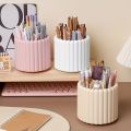 Modern Minimalist 360° Rotating Desk Organizer Pen Holder - Space-Saving, Multi-Functional Office Supplies - for Home & School.