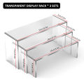 3/6/9Pcs Acrylic Display Stand Blind Box Storage Shelf U Shape Lightweight Cupcake Holder Dessert Display Jewelry Display Riser.