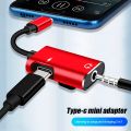 Type C To 3.5mm Jack Adapter For Xiaomi Huawei Type C Audio Splitter Headphone Cable Earphone Aux 3.5 Adapter Charger Usb-C. 
