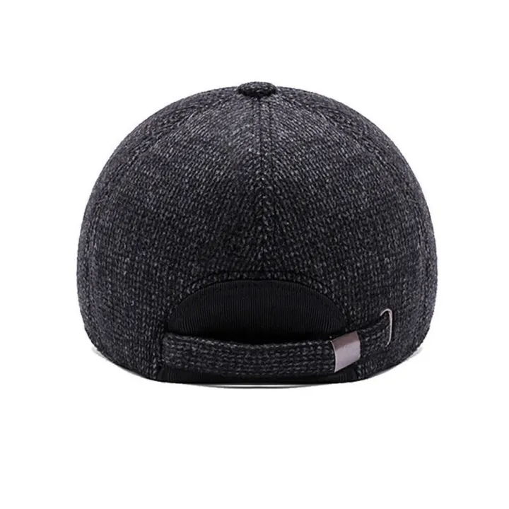 Men%20Autumn%20Winter%20Hat%20Outdoor%20Thick%20Warm%20Adjustable%20Earmuffs%20Baseball%20Cap%20Bomber%20Thick%20Hats%20-%20Image%204