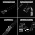 Women's Transparent Frosted Invisible Underwear Straps/ Adjustable Non-slip Seamless Bra Shoulder Strap/ Environmental. 