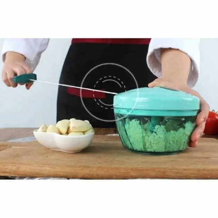 Hand Manual Blander Garlic Cutter Blender Vegetable Chopper Meat Grinder Mincer Pengisar Tarik Tangan Mini