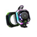 JS86 Portable Magnetic Semiconductor Phone Cooler with Digital Display RGB Lights 3 Mode Powerful Cooling Fan for Gaming Live. 