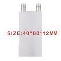 Aluminum CPU Radiator Cooler Water Cooling Heatsink Block Waterblock Liquid Cooler For PC Laptop CPU GPU 40mm*40/80/120/200mm. 