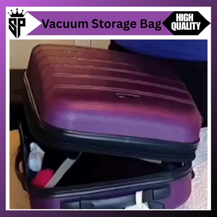 SP Dealz 5 Vacuum Storage Bags, Vacuum Seal Bags for Clothing with Hand ...