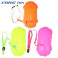 1PC PVC Swimming Buoy Safety Air Dry Tow Bag Float Inflatable Signal Drift.