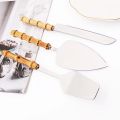 1Pcs Bamboo Handle Stainless Steel Cake Knife Shovel Bread Knife Cake Cutting Tools Pizza Cheese Steak Shovel Baking Utensils. 