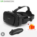 Shinecon Virtual Reality Viar 3D VR Glasses Device Helmet Lenses Headset Goggle Smart For Smartphone Cell Phone Mobile Realidade. 
