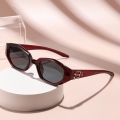 Polygon Retro Sunglasses - Fashionable Small Square Frame - Slimming Effect For Round Faces 6102. 