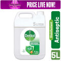 Dettol Antiseptic Disinfectant Liquid 5L for First Aid, Medical & Personal Hygiene- use diluted. 