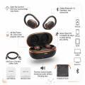 Rechargeable TWS Earbuds with Long Battery Life, Smart LED Digital Display Wireless Bluetooth Earphones. 