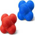 Hexagonal Reaction Ball Silicone Agility Coordination Reflex Exercise Sports Fitness Training Ball Toy Outdoor Fun Toys Hobbies. 