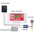 Solar Charge Controller 12V 24V 10A 20A Dual Usb Function Auto Output Regulator Pv Home Battery Charger Lcd Display Digital Pwm Charge Controller 10A 20A Charging And Output - Multimeter. 