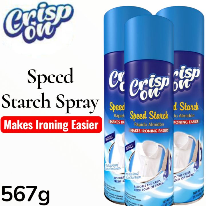 Crisp On Speed Starch Spray Professional Look 567g Pack Of 3 