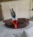 Original Chitrali cap for man handmade with Markhor and feather. 