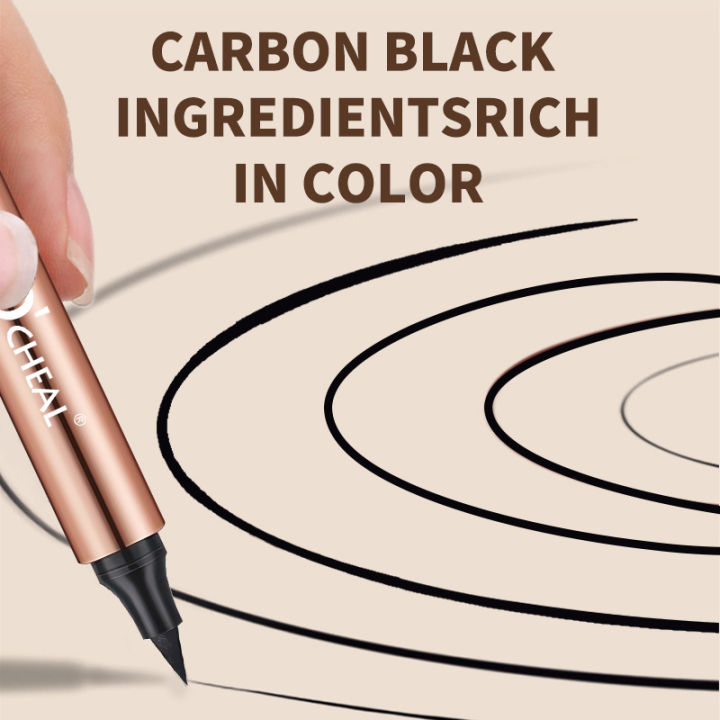 O'CHEAL%20Eyeliner%20Stamp%20Black%20Liquid%20Eyeliner%20Pen%20Waterproof%20Fast%20Dry%20Dual%20Head%20Eye%20Liner%20Pencil%20Make-up%20for%20Women%20Cosmetics%20Tool%20-%20Image%205